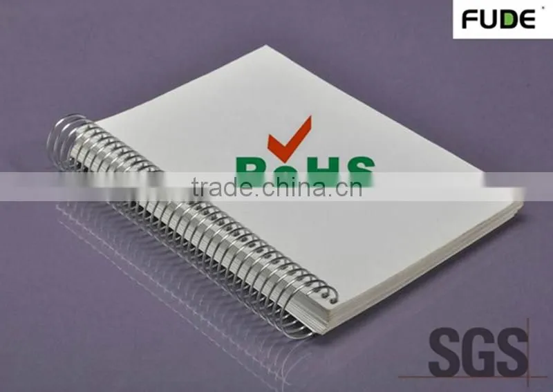 FUDE Nylon coated wire coil single spiral for school supply