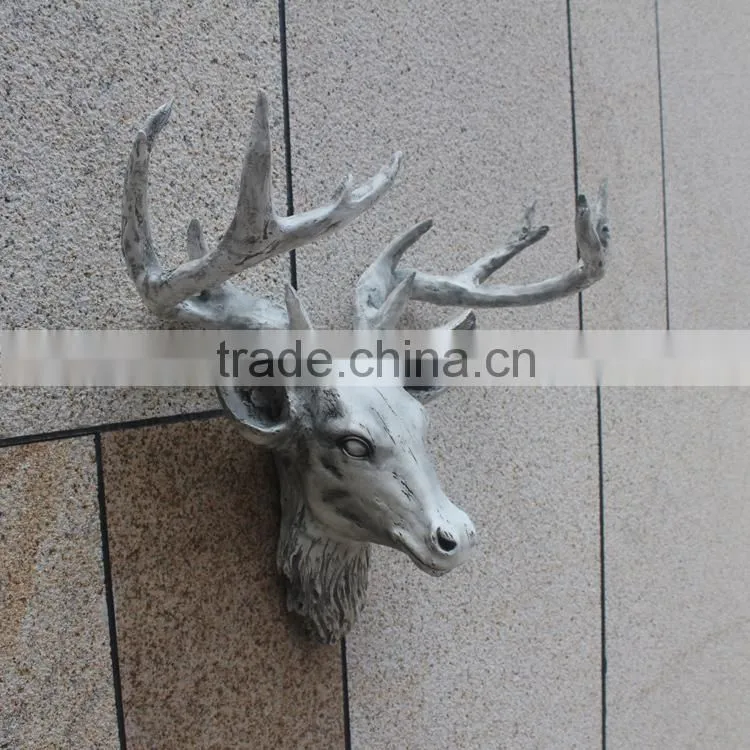 Resin craft good quality home decoration deer head