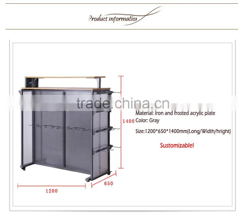 China Factory Wholesale Clothes & Accessories display 4 Way Clothing Display Rack