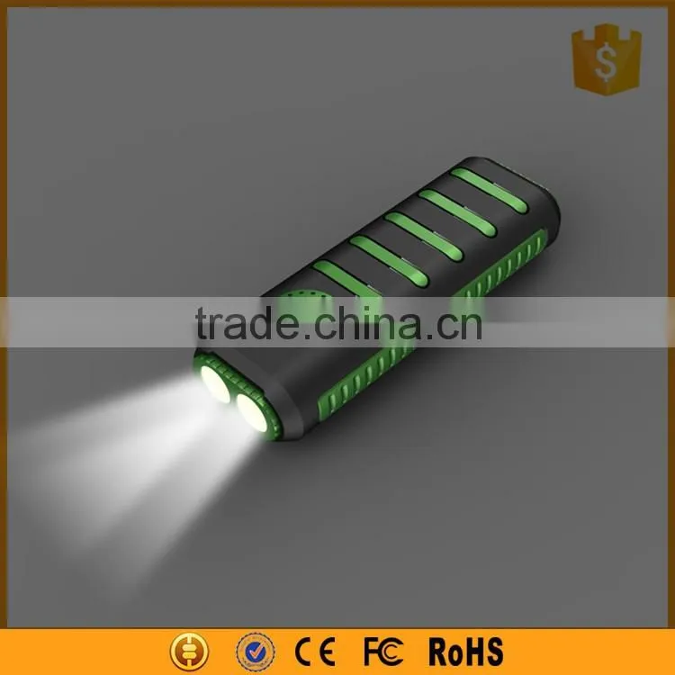 Fashionable 5600mah power bank speaker with strong led flashlight