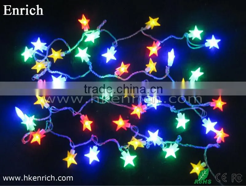 Christmas decoration five-pointed led star strings IP64