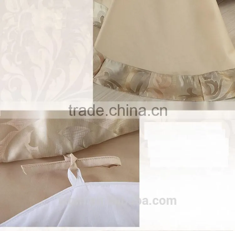 Customize and wholesale jacquard 100%silk 4-piece Bedding Set