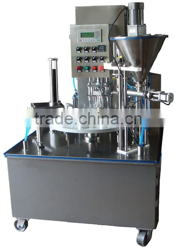 Rotary K-cup filling sealing machine