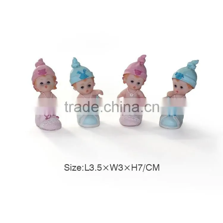 2016 Customized Lovely Baby Statue,Polyresin Cute Baby Ornament,Resin Darling Figurine