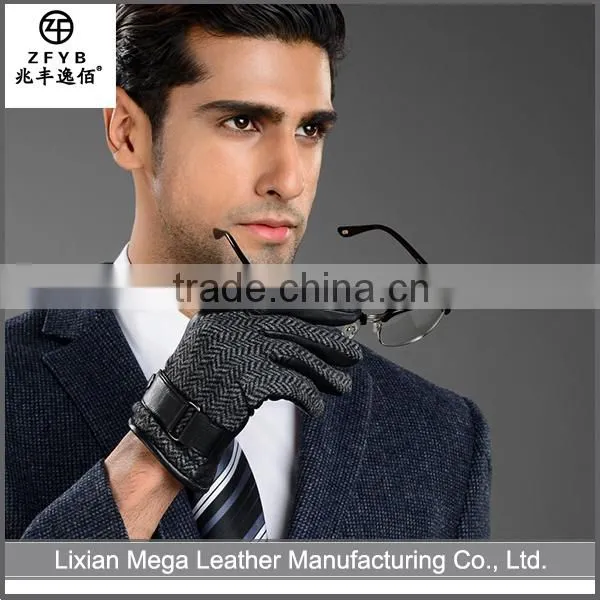 China wholesale custom Men'S Wearing Leather Gloves