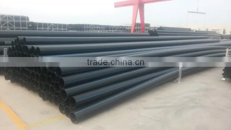 PE100 Pn16 HDPE/ PE water supply pipe