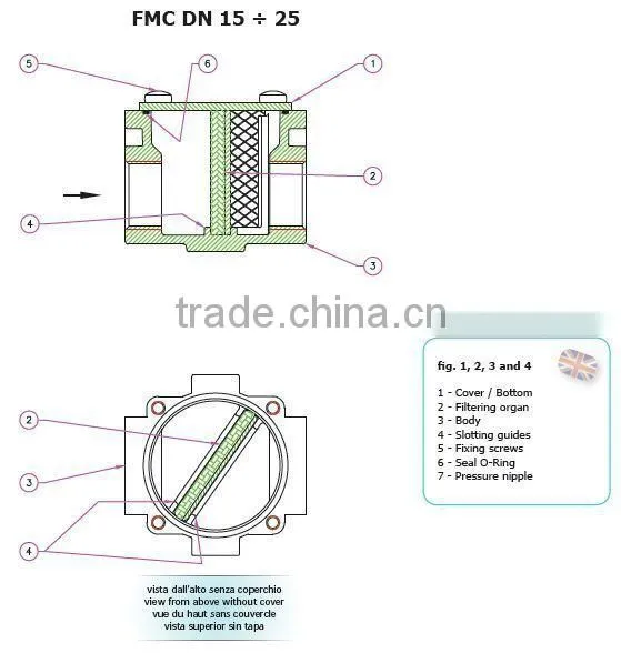 FMC Lpg Gas Cylinder filter