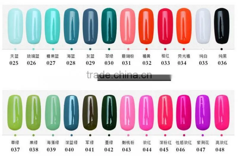 2016 new fashion 132 colors 8ml UV LED Soak Off nail art UV gel polish