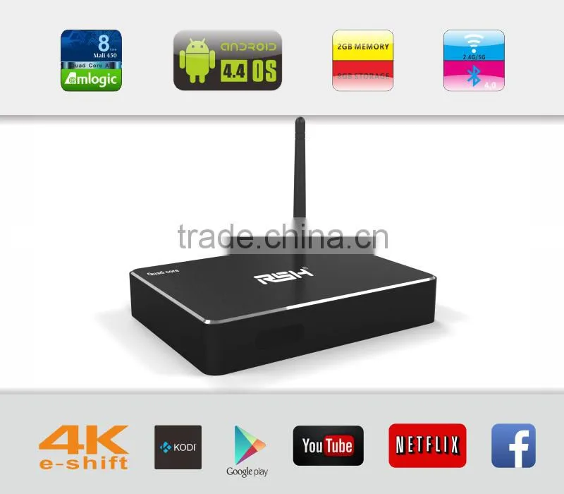 2015 Dreambox Android S812 Quad Core Android 4.4 Full HD 1080p TV Box Streaming Kodi/ XBMC Support 4k Working Android 3d Player