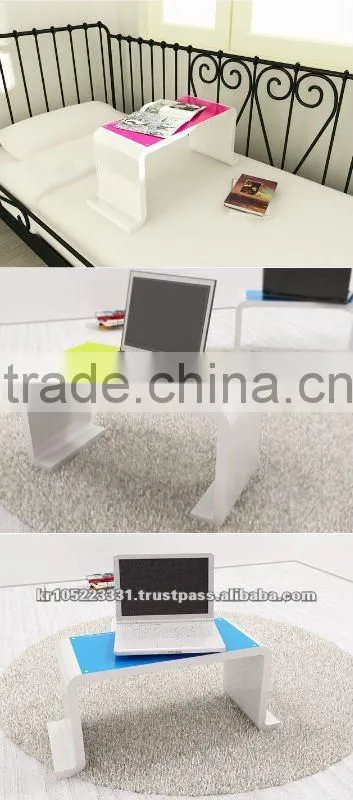 Modern notebook table, children table, over bed table