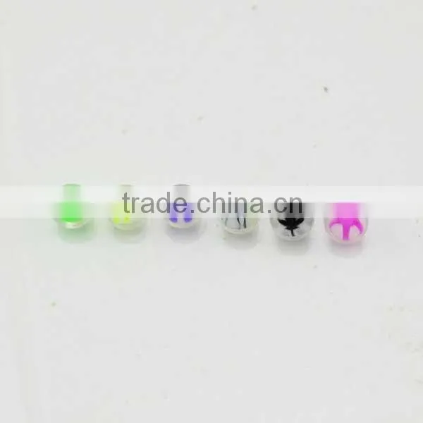 magnetic tongue piercing jewelry with stainless steel barbell and acrylic balls fashion tongue rings