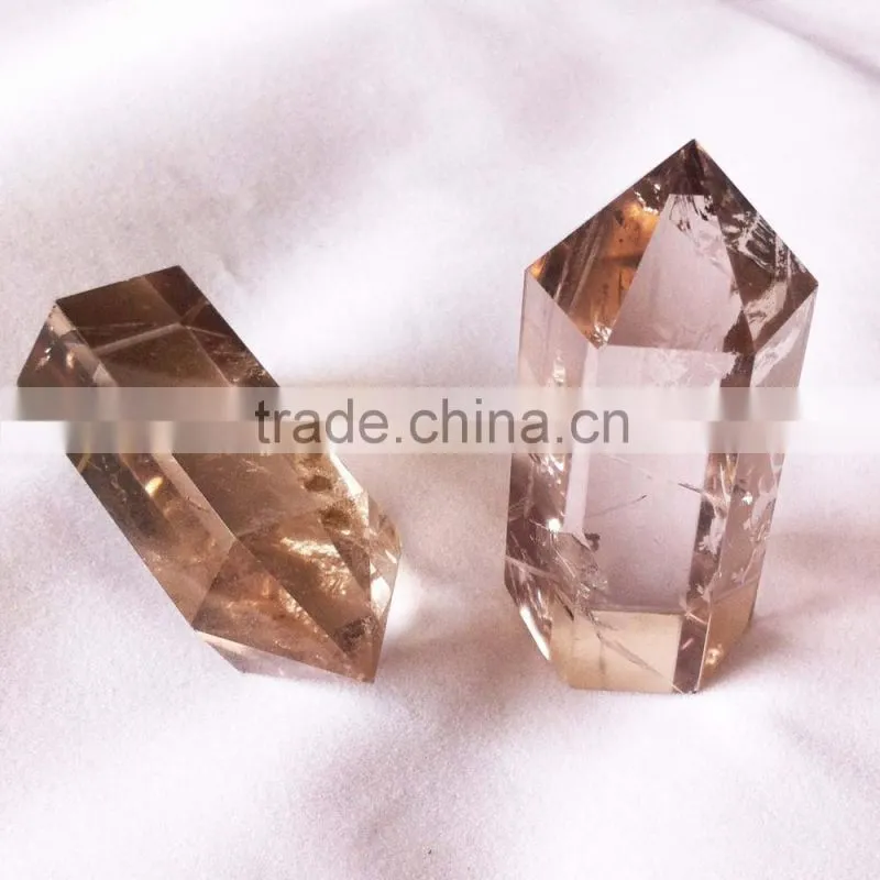 Factory Price Smoky Quartz Point For Crystal Lighting