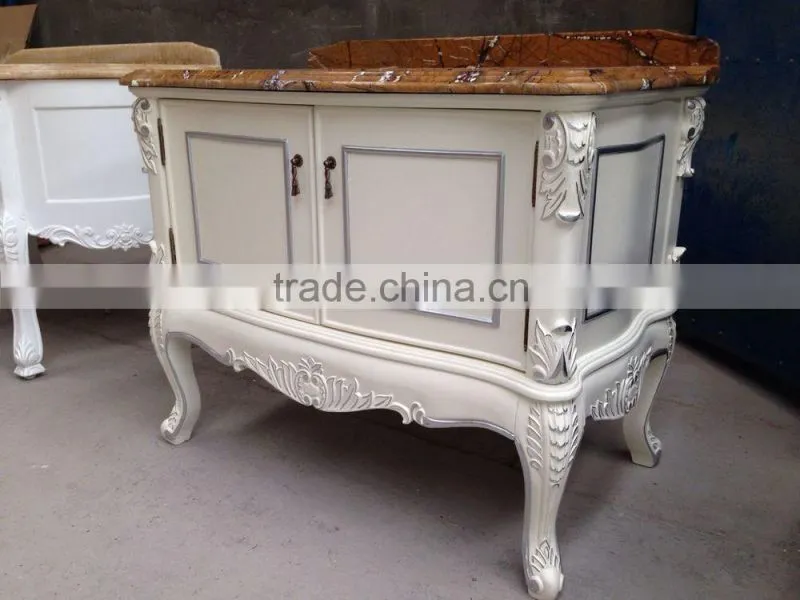 YO-BATH Wholesale Home Furniture Antique Bathroom Vanity Base Cabinet