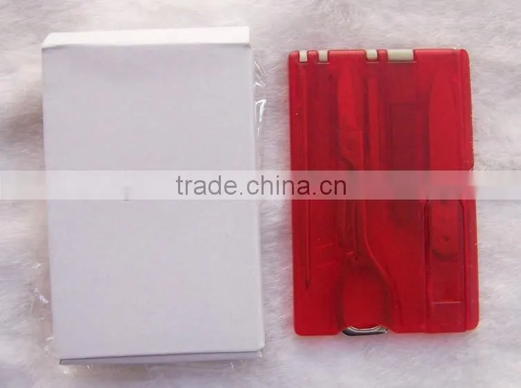 Imprinted Credit Card Tool Set with Light