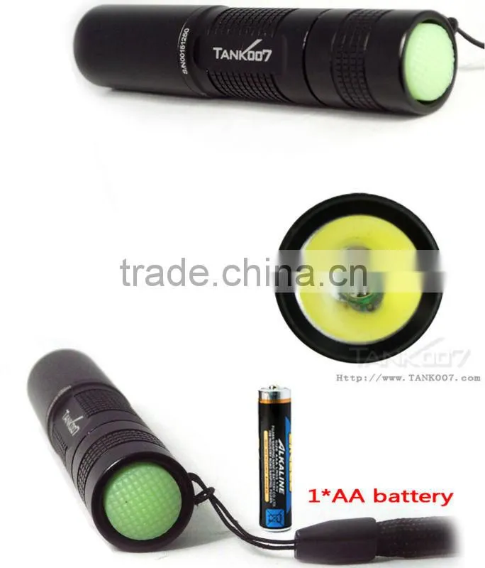 Aluminum alloy not pvc led torch TANK007 TK566-1