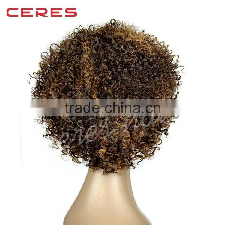 afro kinky human hair wig kinky curly short human hair wig for black women