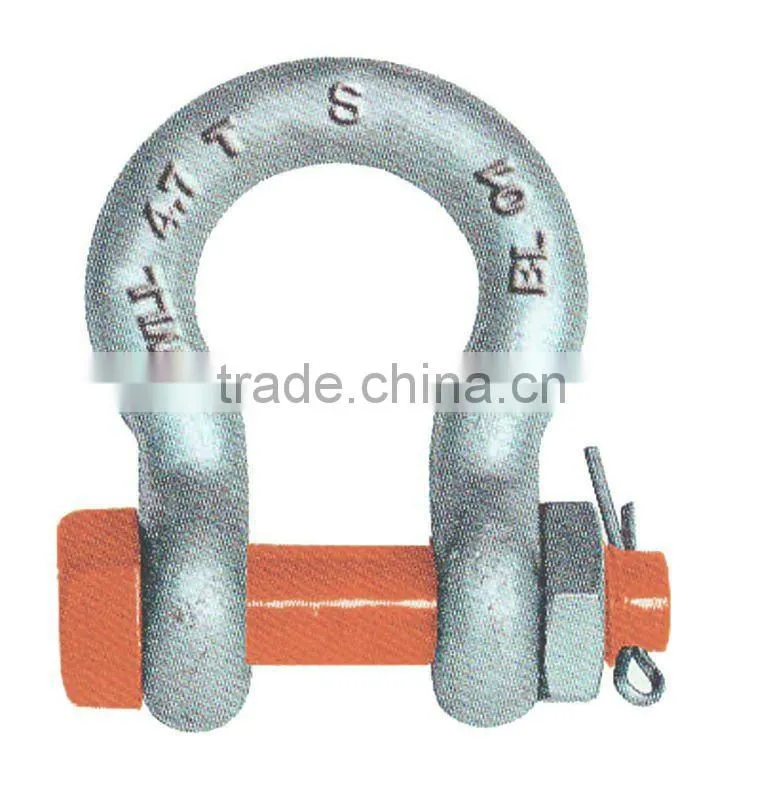 Grade S Bow Shackle with Safety Pin