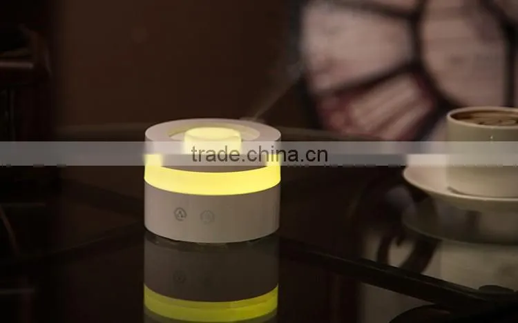 Eco Friendly Air Purifiers With Romantic Colorful Night Light Glass Aroma Diffuser