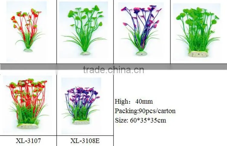 Chian wholesale home fish tank decoration aquatic plastic