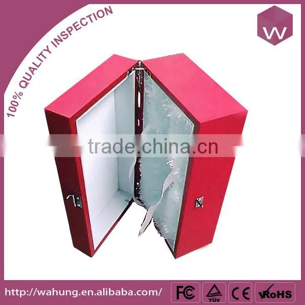Luxurious Direct Sale Black Wooden Packaging Wine Box Wholesale Price
