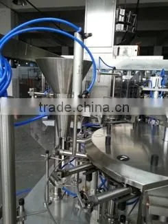 Rotary liquid packing machine line(stand-up & zip pouch)