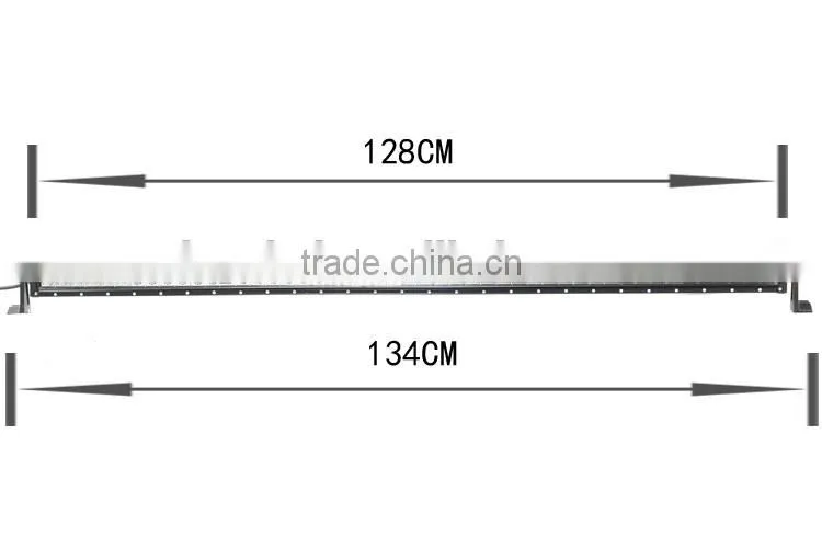 Super bright intensity 20160LM 288w Heat LED Light Bar Aluminium Heat Sink
