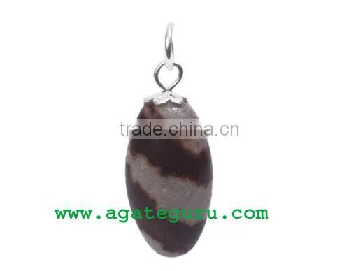 Shiva Lingam Pendants Narmada Lingam From Natural Agate : Wholesale Gemstone Shiva Lingam Pendants