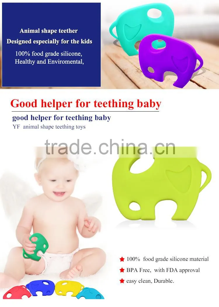 Funny Animal Shape Silicone Baby Pacifier Toys Dummy Teether