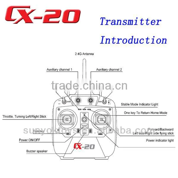CX20 RC Quadcopter with GPS Altidude Hold System (VS DJI Phantom ), cx-20 auto pathfinder with gps