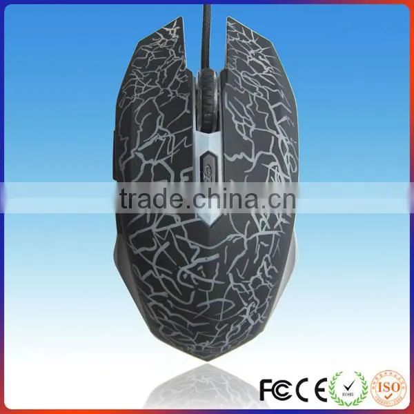 Breath LED Light Gaming Mouse 6D Optical Mouse Driver