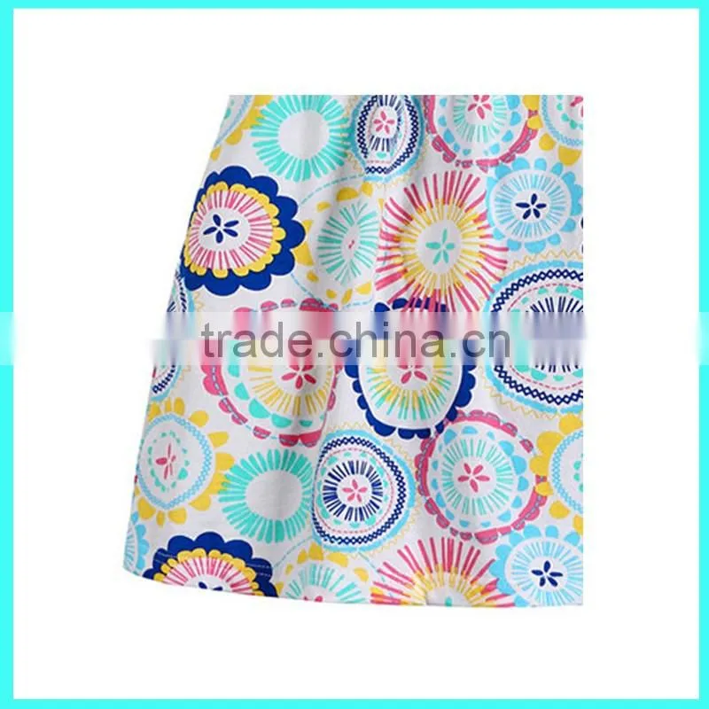 Wholesale short-sleeve cotton kid girls princess baby dress pictures for summer