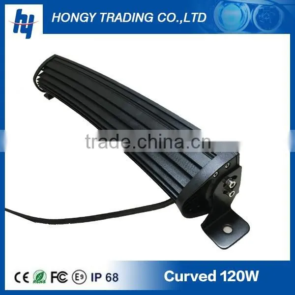 120w 20inch Led Work Driving Offroad Combo Single Light Bar 4wd Truck Fog SUV