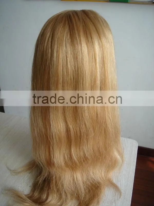 beautiful straight blonde remy human hair full lace wig