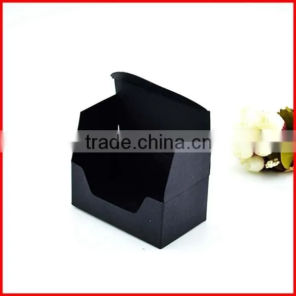Small Black Folding Card Paper Storage Box Packing Wholesale
