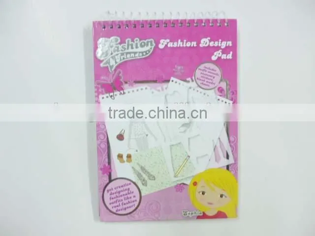 design girls book kids drawing book