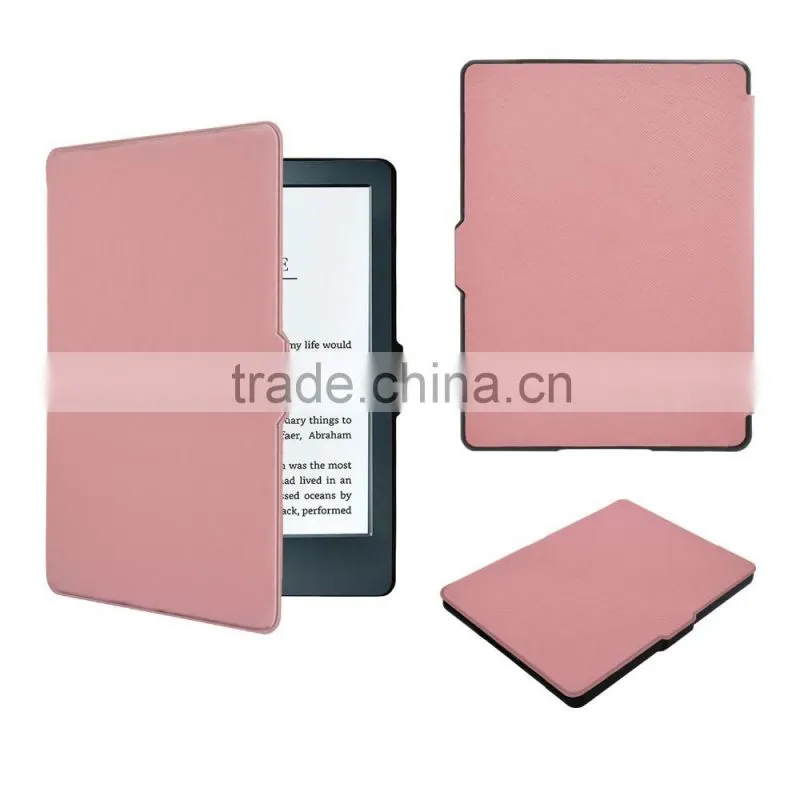 New Arrival Ultra Slim Wake-Sleep Function PU Leather Case for 2016 New Kindle 8th Generation 6 inch e-Reader