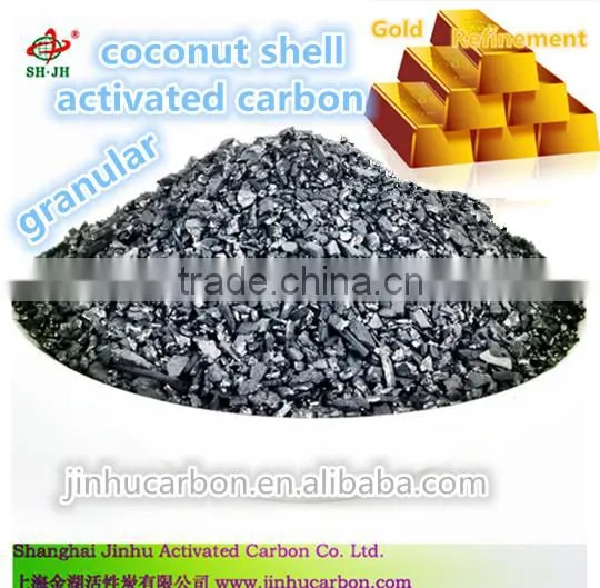 Shell activated carbon for gold cyanide plant