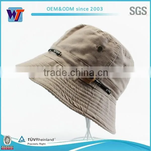 New Product Promotion Camo Cheap Mens Wholesale Bucket Hat With String
