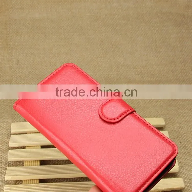 Wholesale Folio Stand Case for Samsung Galaxy S5 mini PU Leather Flip Cover with Wallet