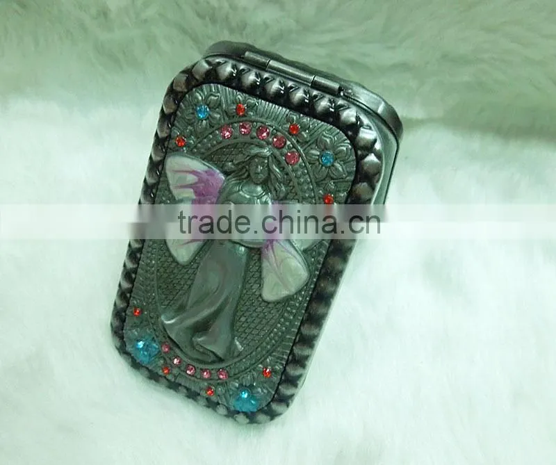 Professional rhinestone convex mirror