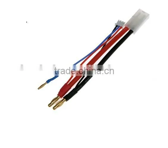 Tamiya Female w/ JST-XH to 4mm bullet plug 2S Harness for Hard case Lipo