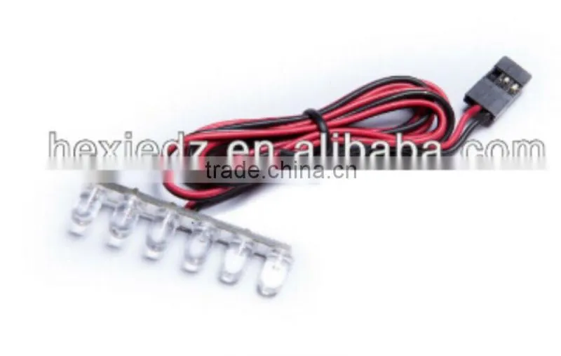 RC car LED light in RC car models