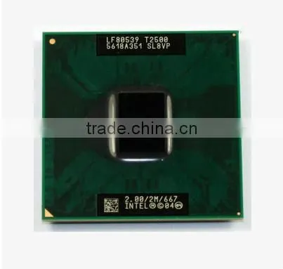 Intel Core Duo T2500 official version 2.0 G 2 m 667 original PGA laptop CPU SL8VP 945 platform