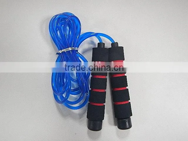 High quality plastic skipping rope/Eva foam skipping rope wholesale