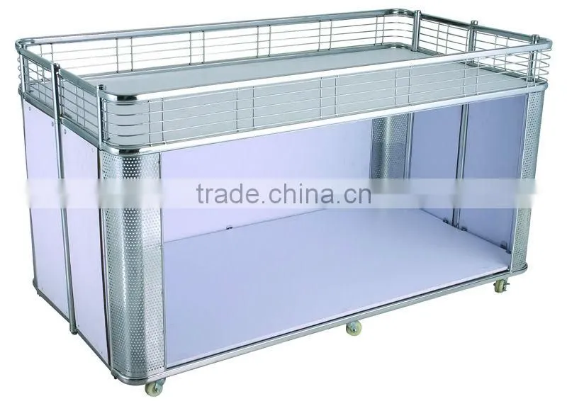 red Luxurious polypropylene wheels sales promotion rack HSX-176