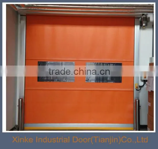 High speed door wind resistant PVC roll up door HSD-003