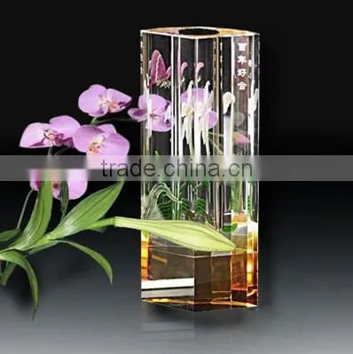 Wholesale new products of crystal vase