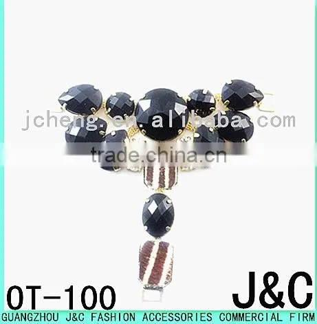 5*10 acrylic stones gold plating fashionble ladies sandal accessories