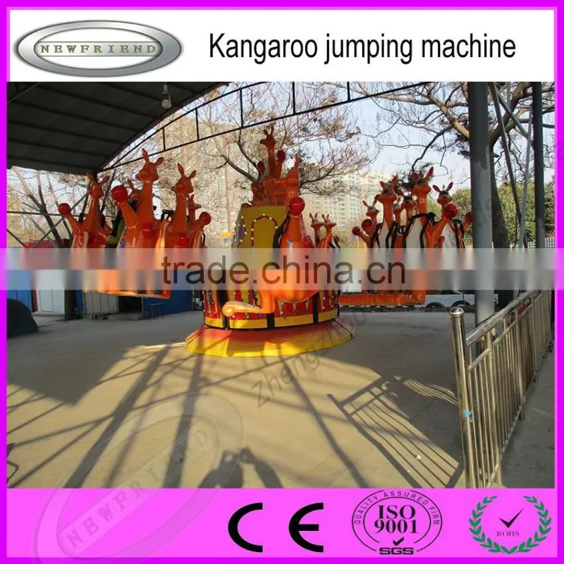 outdoor playground amusement kid rides Jumping Kangaroo Manufacture for sale