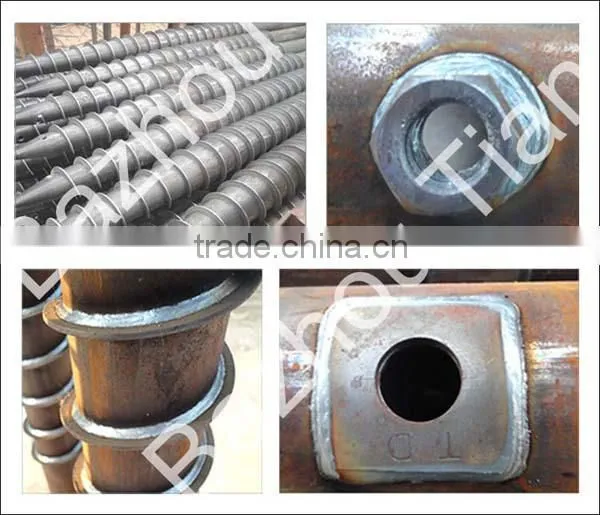 ground screw pole anchor